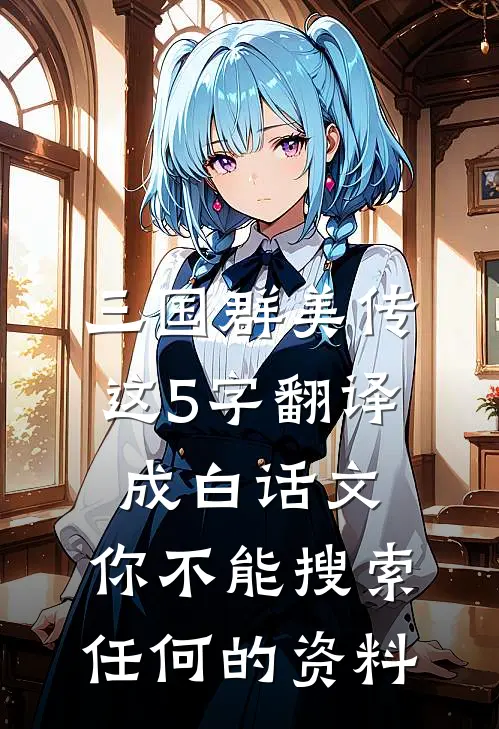 三国群美传这5字翻译成白话文,你不能搜索任何的资料